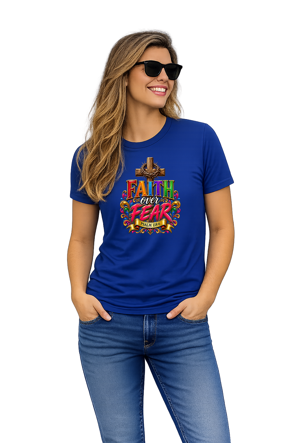 Faith Over Fear - Blue