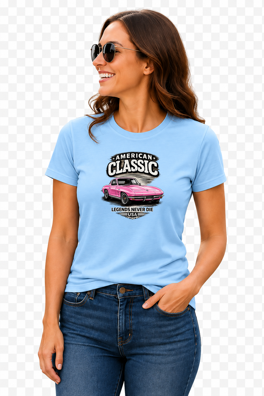 Classic-Vette - light llue